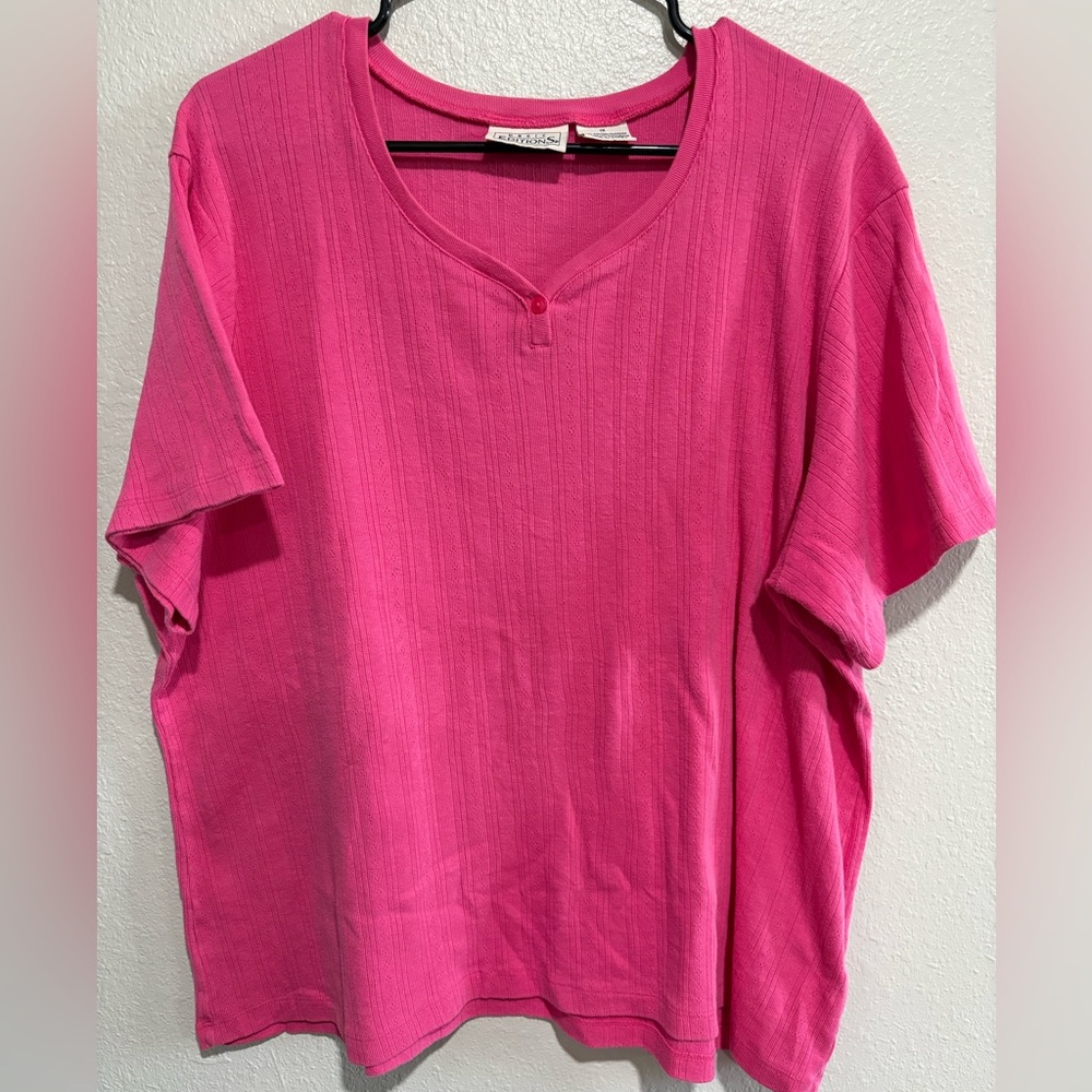 Basic Editions Pink Top